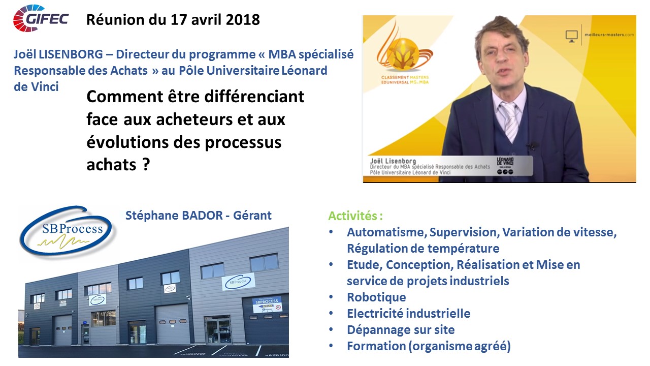 Réunion du 17 avril - ...